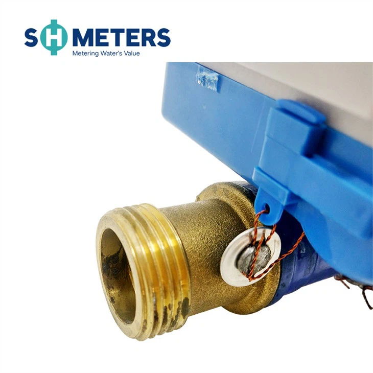 3/4'' Residential Sim Card Smart Prepaid Water Meter With Shut Off