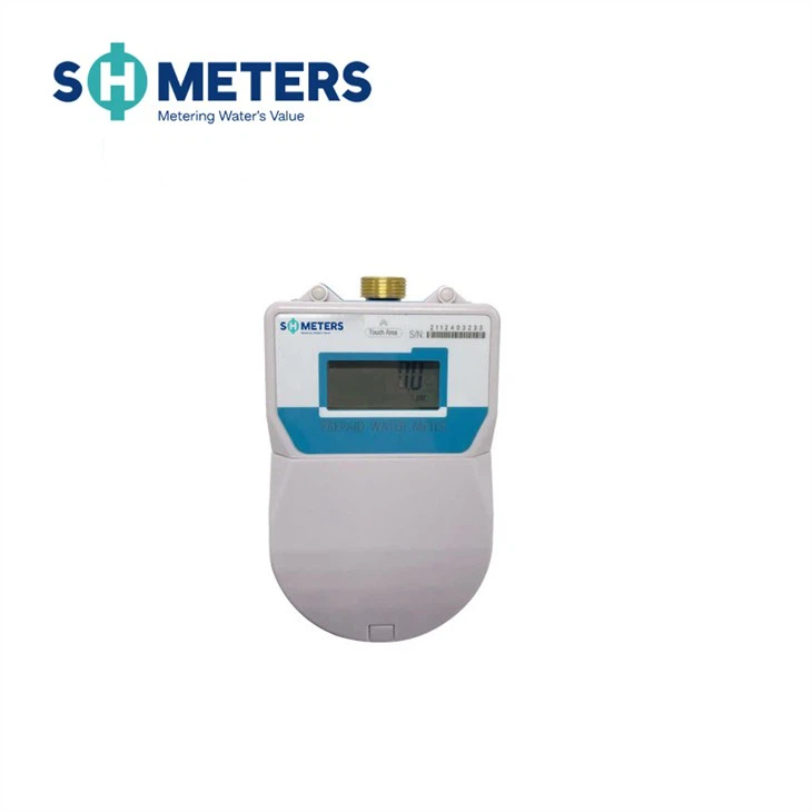Contador de agua prepago inteligente con tarjeta SIM residencial de 3/4'' con apagado