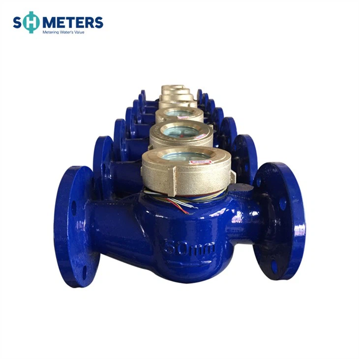 Digital Vertical Spiral Wing Cast Iron Woltman Cold Water Meter Manufacturer