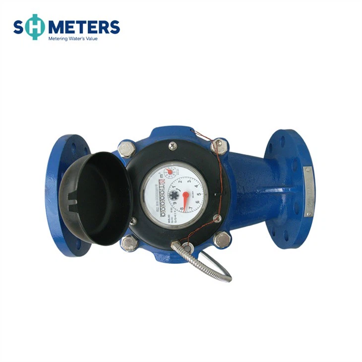 Digital Vertical Spiral Wing Cast Iron Woltman Cold Water Meter Manufacturer