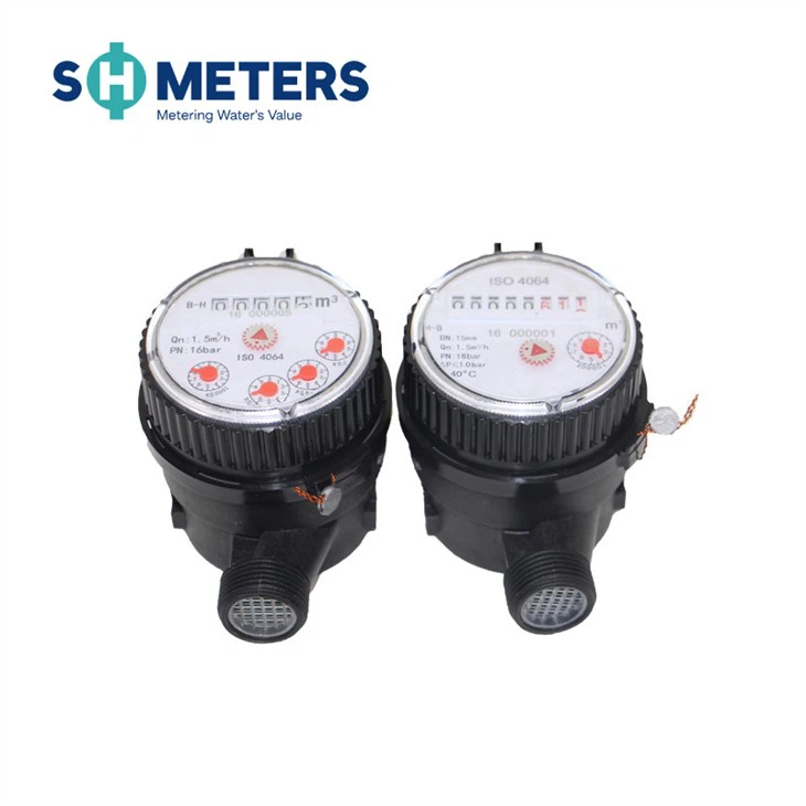 DN15~50mm Plastic Single Jet Water Meter