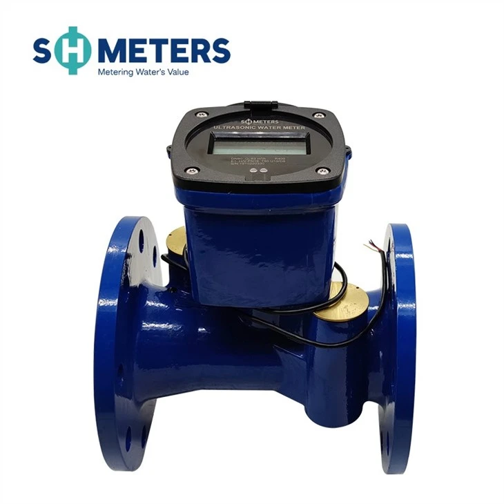 DN200 Remote Read Digital Water Meter Ultrasonic Pulse Output RS485 Water Meter