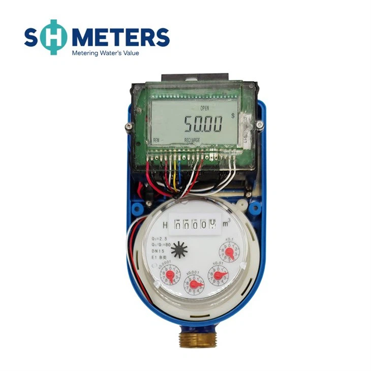 DN25 Brass Body Prepaid IC Card Water Meter