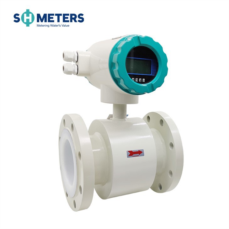 DN50 Electromagnetic Flow Meter Mini Seawater Tap Water Liquid Control Intelligent Magnetic Electromagnetic Flowmeter