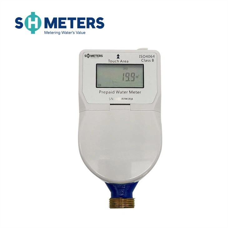 IC Card Smart Water Meter Brass Prepaid Water Meter