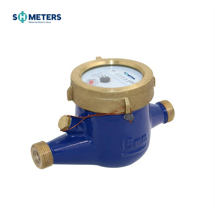 Plastic Body Dry Dial Multi Jet Water Meter