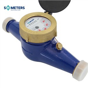 Medidores de agua de chorro múltiple con cuerpo de latón digital de 25 mm