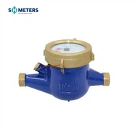 Medidor de agua de chorro múltiple de latón frío