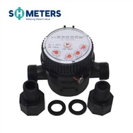 DN15mm Medidor de agua de chorro único de plástico frío