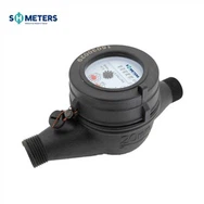 Medidor de agua de plástico de nailon de tipo seco Multi Jet
