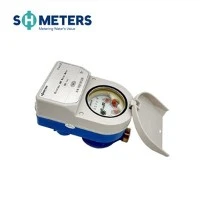 Medidor de agua NB IOT de latón con cuerpo IP68, lectura remota inalámbrica