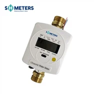 Medidor de flujo de agua Modbus RS485 Medidor de agua ultrasónico de tamaño pequeño