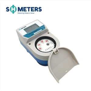 Medidor de agua inalámbrico inteligente de lectura y control remoto de tarjeta Sim