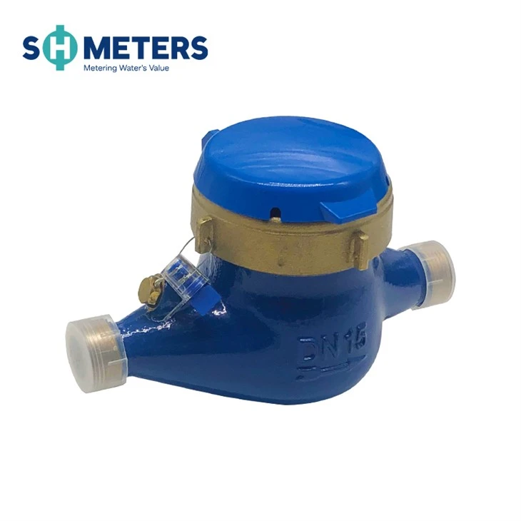 Medidor de agua de chorro múltiple tipo seco DN15 mm ~ 50 mm