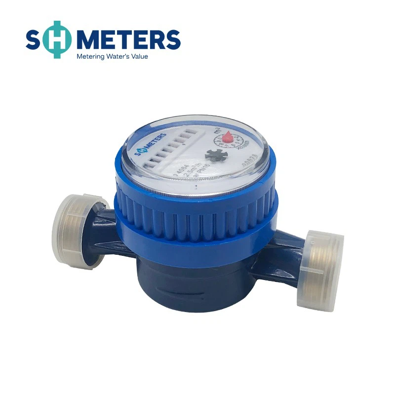 Single Jet Water Meters DN15 For Cold Water