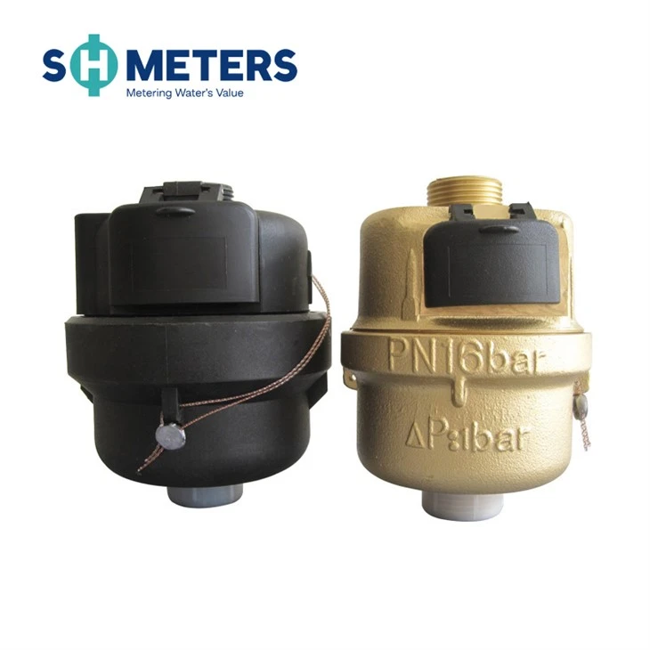 Cuerpo de latón R250 del contador de agua volumétrico para residencial